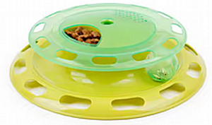 צלחת משחק והאכלה לחתולים - Love Pets Cat Turntable