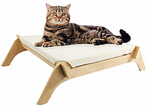 ספת מרבץ מוגבהת קלאסיק קומפורט לחתולים  - AFP cat lounge Classic Comfort