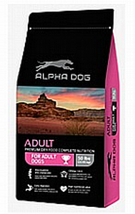 אלפא רד מזון לכלבים בוגרים 12 ק"ג - ALPHA DOG RED