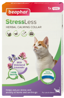 ביאפר קאלמינג קולר הרגעה לחתולים - Beaphar Calming Collar For Cats