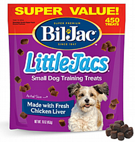 חטיף לכלבים מגזע קטן ביל ג'ק כבד עוף 453 גרם - Bil-Jac Little Jacs Small Dog Liver Treats