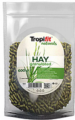 טרופיפיט נטורל חציר מגורען 600 גרם -  Tropifit Naturals Hay