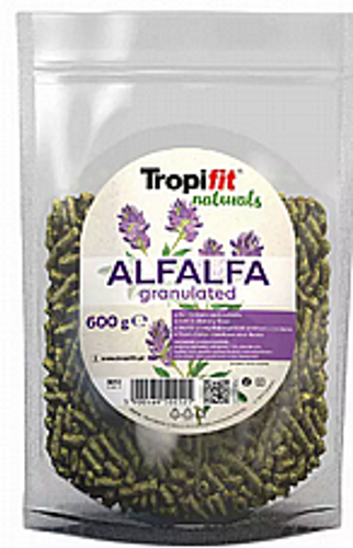 טרופיפיט נטורל מגורען אפלפה אספסת 600 גרם - Alfalfapelletti Tropifit Naturals