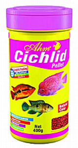 מזון ציקלידים מגורען צף לחיזוק צבע 1000 מ"ל - Ahm Cichlid Pellet Granulat