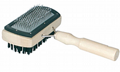קרוצ'י מברשת עץ דו צדדית - CROCI SLICKER BRUSH