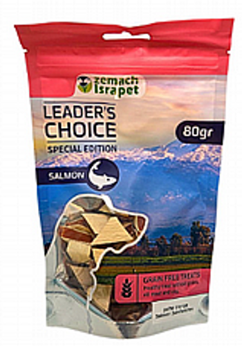 חטיף לידר צ'ויס סנדוויץ סלמון לכלבים 80 גרם - Leader's Choice