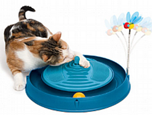 קט איט מתקן טיפוח ומשחק לחתולים - Catit Play Circuit Ball Toy with Massager