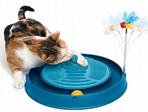 קט איט מתקן טיפוח ומשחק לחתולים - Catit Play Circuit Ball Toy with Massager
