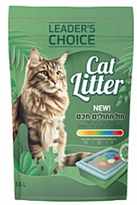 חול קריסטלי PH לחתולים 3.6 ליטר - Leader