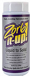 יורין אוף אבקה לספיחת צרכים 226 גרם - Zorb it-Up! Liquid to Solid