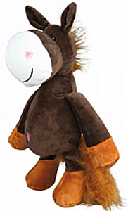 טריקסי משחק בובת בד סוס עם קול 32 ס"מ - Trixie Dog Toy Horse