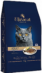 מזון יבש לחתולים אליזקט דגים 3 ק"ג - Elizacat Premium Fish
