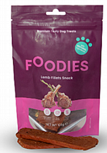 חטיף פודיס פילה כבש 100 גרם - Foodies Lamb Fillets Snack