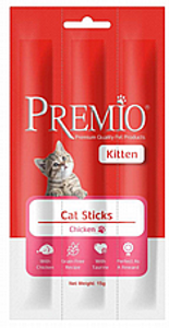חטיף פרמיו סטיק עוף לחתלתול 15 גרם - Premio Cat Sticks