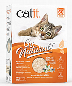 קט איט חול אפונה וניל מתגבש לחתולים 5.6 ק"ג - Catit Go Natural