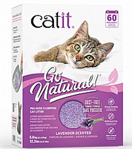 קט איט חול אפונה לבנדר מתגבש לחתולים 5.6 ק"ג - Catit Go Natural