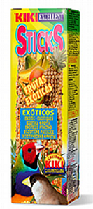 קיקי מקלות דבש פירות אקזוטיים לפינקים - Kiki Sticks Exotic Fruits For Exotic Birds
