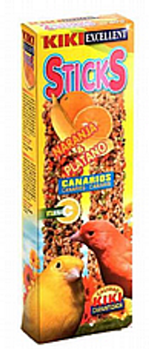 קיקי מקלות דבש תפוז בננה לכנר - Kiki Sticks Orange And Banana For Canaries