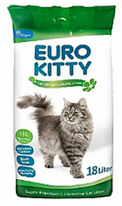 חול יורו קיטי אקטיב קרבון 18 ליטר - Euro Kitty