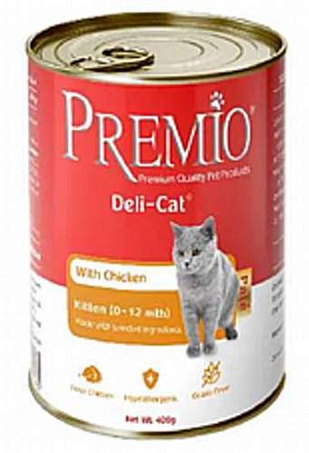 שימורי פרמיו לגורי חתול פטה עוף 400 גרם - Premio