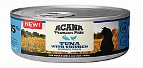אקאנה מעדן פרימיום טונה עם עוף לחתולים 85 גרם - Acana