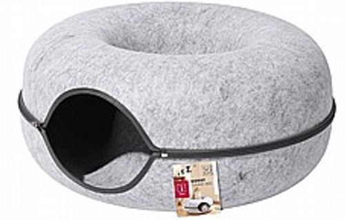 אמפט מיטת מנהרה דונאטס לחתולים - M-PETS Donut Tunnel Bed