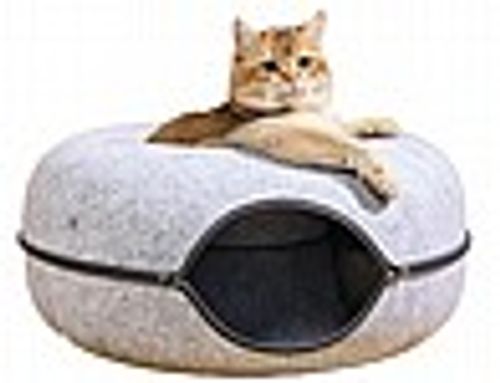 אמפט מיטת מנהרה דונאטס לחתולים - M-PETS Donut Tunnel Bed