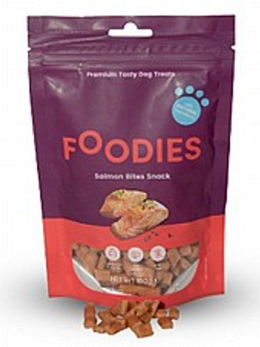 חטיף פודיס נגיסי סלמון 100 גרם - Foodies Salmon Bites Snack