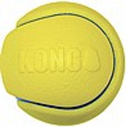 משחק לכלב זוג כדורי קונג סקוויז גדול- Kong Squeezz Tennis Ball