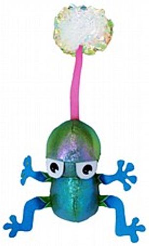 משחק לחתול קונג פלינגרו בובת צפרדע - Kong Flingaroo Frog Catnip Cat Toy Multi