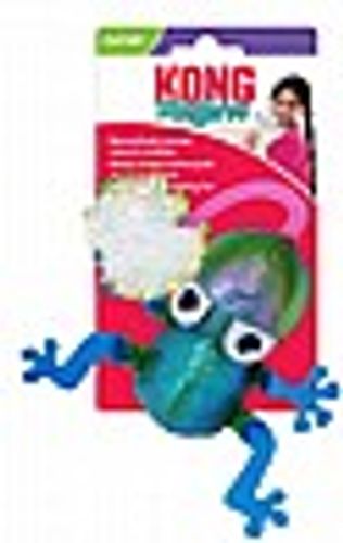 משחק לחתול קונג פלינגרו בובת צפרדע - Kong Flingaroo Frog Catnip Cat Toy Multi