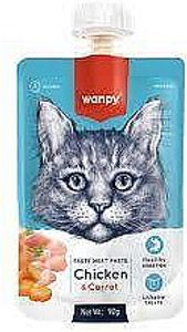 וונפי מחית עוף וגזר לחתול 90 גרם - Wanpy tasty meat paste