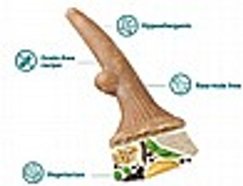 ווימזיס חטיף קרן דנטלי גדול 12 יחידות 360 גרם - Whimzees Antler Chew Large