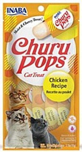 מעדן צ'ורו פופס בטעם עוף לחתולים 60 גרם - CHURU POPS