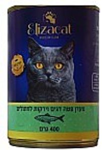 שימורי אליזקט פטה דגים וירקות לחתולים 400 גרם - ElizaCat Fish & Vegetables