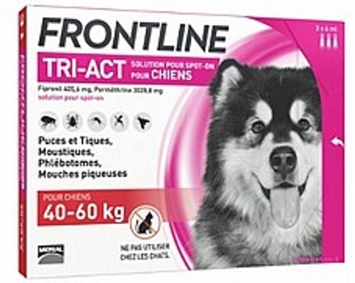 Frontline אמפולות - טיפול בפרעושים וקרציות לכלבים