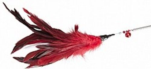 משחק לחתול חכה עם קפיץ ונוצות - Camon Spring With Feather And Rattle