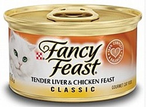 פנסי פיסט מעדן פטה כבד ועוף 85 גרם - Fancy Feast