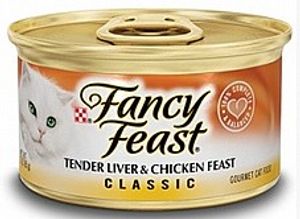 פנסי פיסט מעדן פטה כבד ועוף 85 גרם - Fancy Feast