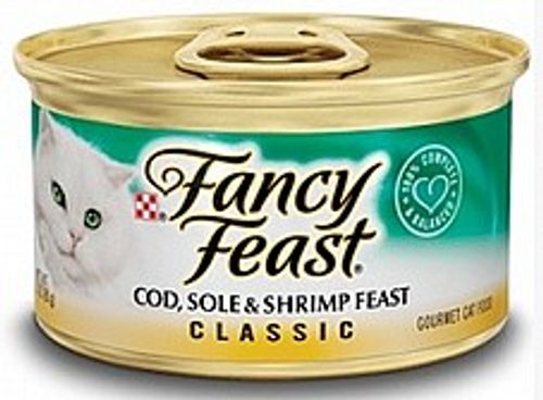 פנסי פיסט מעדן פטה קוד סול ושרימפס 85 גרם - Fancy Feast