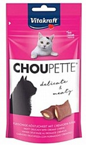חטיף ויטקראפט כריות במילוי גבינה 40 גרם - Vitakraft Cat Yums Choupette