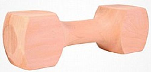 משחק לכלבים טריקסי משקולת עץ - Trixie Wood Dumbbell Angular 650 g