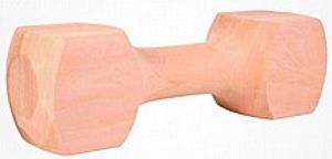 משחק לכלבים טריקסי משקולת עץ - Trixie Wood Dumbbell Angular 650 g