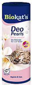 ביו קט ריח טלק מנטרל ריח לארגזי צרכים 700 גרם - Biokat’s Deo Pearls Baby Powder