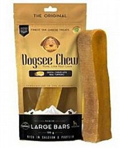חטויף לכלב עצם חלב יאק גדולה 130 גרם -  Dogsee Chew Turmeric Large Bars