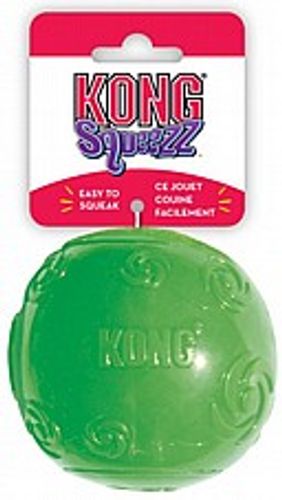 משחק לכלב כדור קונג סקוויז צפצפני בינוני - KONG Squeezz