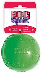 משחק לכלב כדור קונג סקוויז צפצפני בינוני - KONG Squeezz