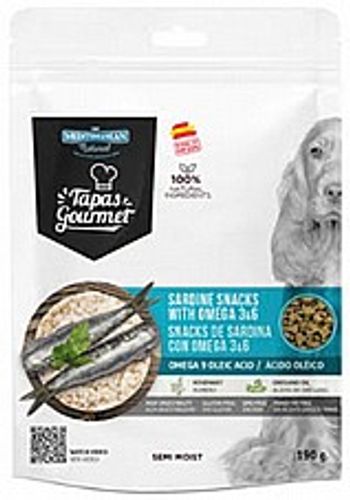 חטיף לכלב טאפס  סרדינים 150גרם - Tapas Gourmet With sardines snacks