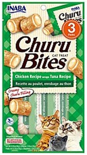 חטיף אינאבה צ'ורו בייטס עוף וטונה לחתול - Churu Bites Chicken & Tuna