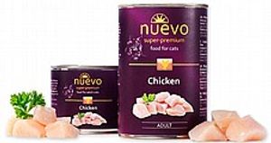 שימורי נואבו סופר פרמיום עוף לחתולים 400 גרם - Nuevo Super Premium Chicken